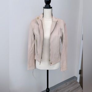 Vintage Blush Coach Leather Jacket